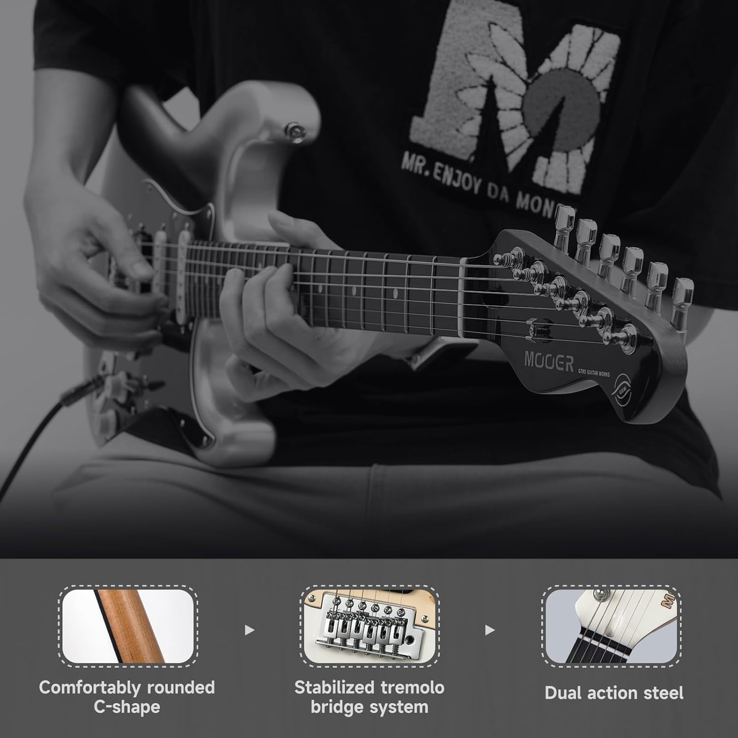 Mooer - MSC10 Pro - Vintage White - Image 5