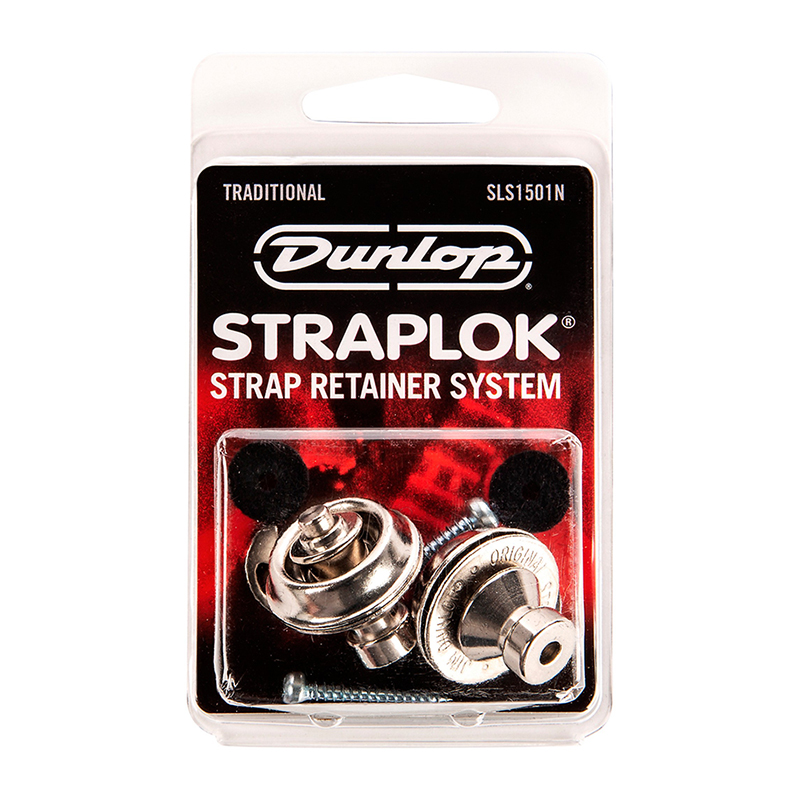 Dunlop Straplok Nickel Dual Design